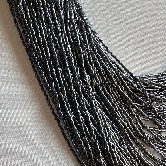 Joan Rivers Collection Multi-Strand Seed Beaded Statement Necklace - Picture 4 of 6